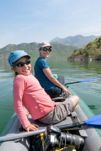 Canoë sur le lac Skadar // Montégnégro