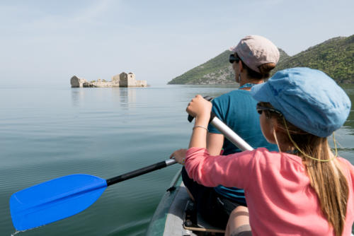 Canoë sur le lac Skadar // Montégnégro