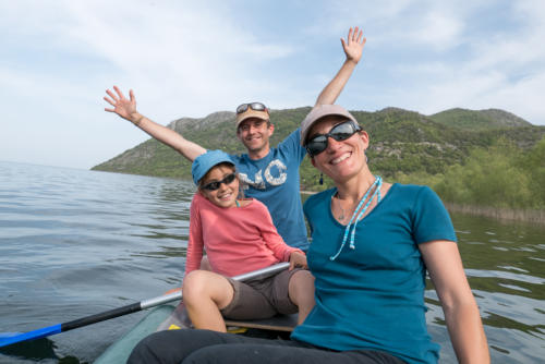 Canoë sur le lac Skadar // Montégnégro