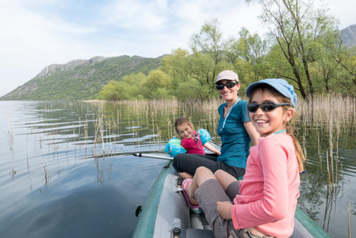 Canoë sur le lac Skadar // Montégnégro