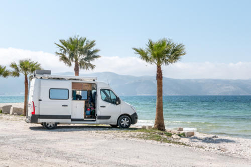 Sur la côte Albanaise