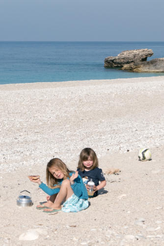 Sur la côte Albanaise