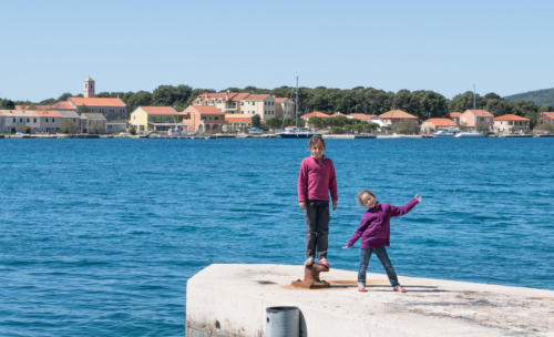 Sur l'île de Krapanj