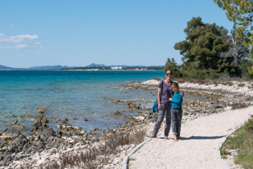 Sur l'île de Krapanj