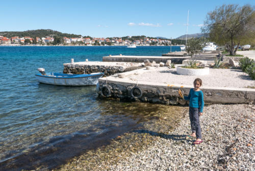 Sur l'île de Krapanj