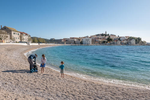 Sur l'île de Krapanj